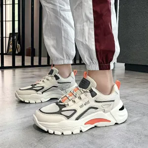 2023 Autumn New Men's Shoes Men's Versatile Sports Casual Shoes Winter Breathable Increased Ins Dad Fashion Shoes