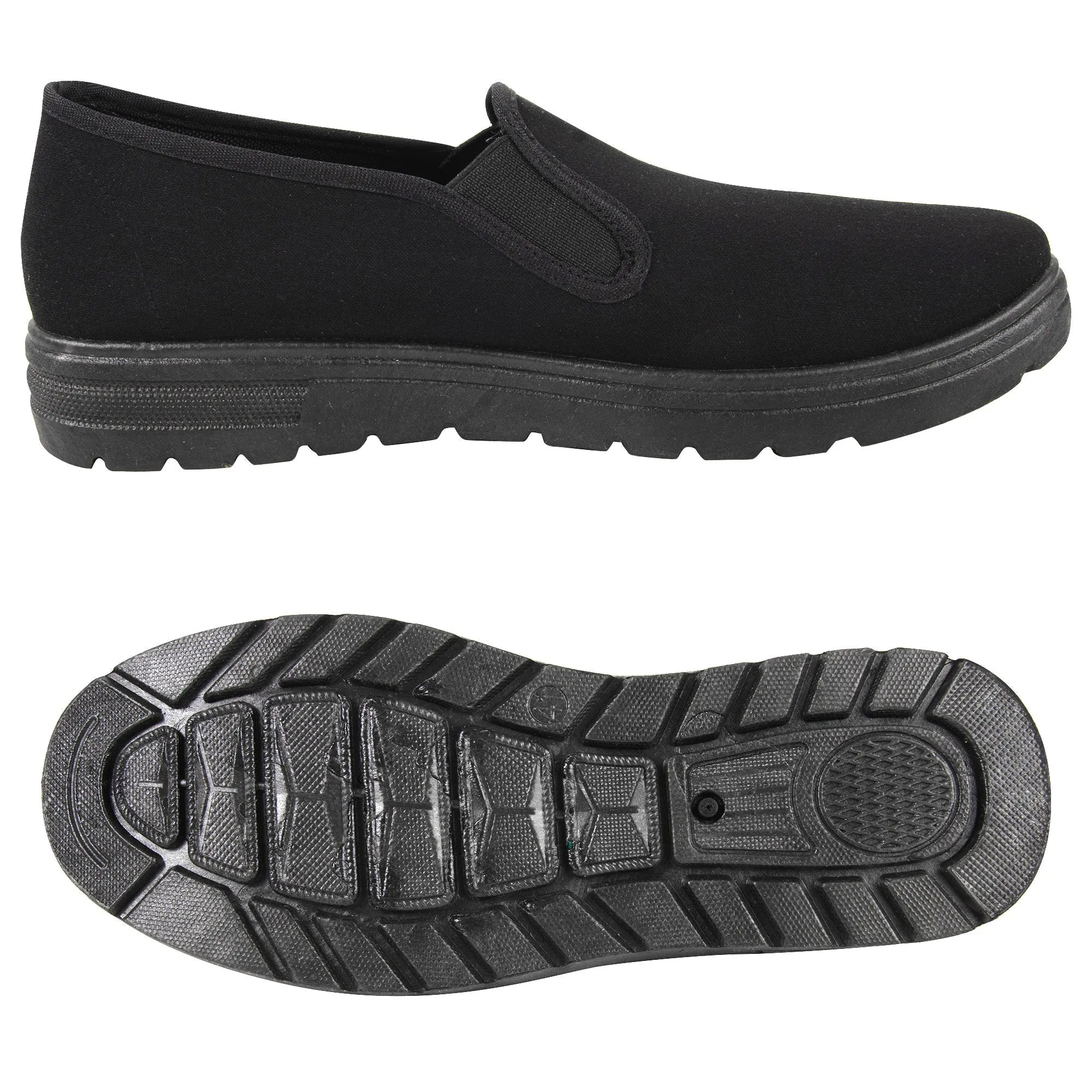 Adult Slip-On Shoes - Classic Black