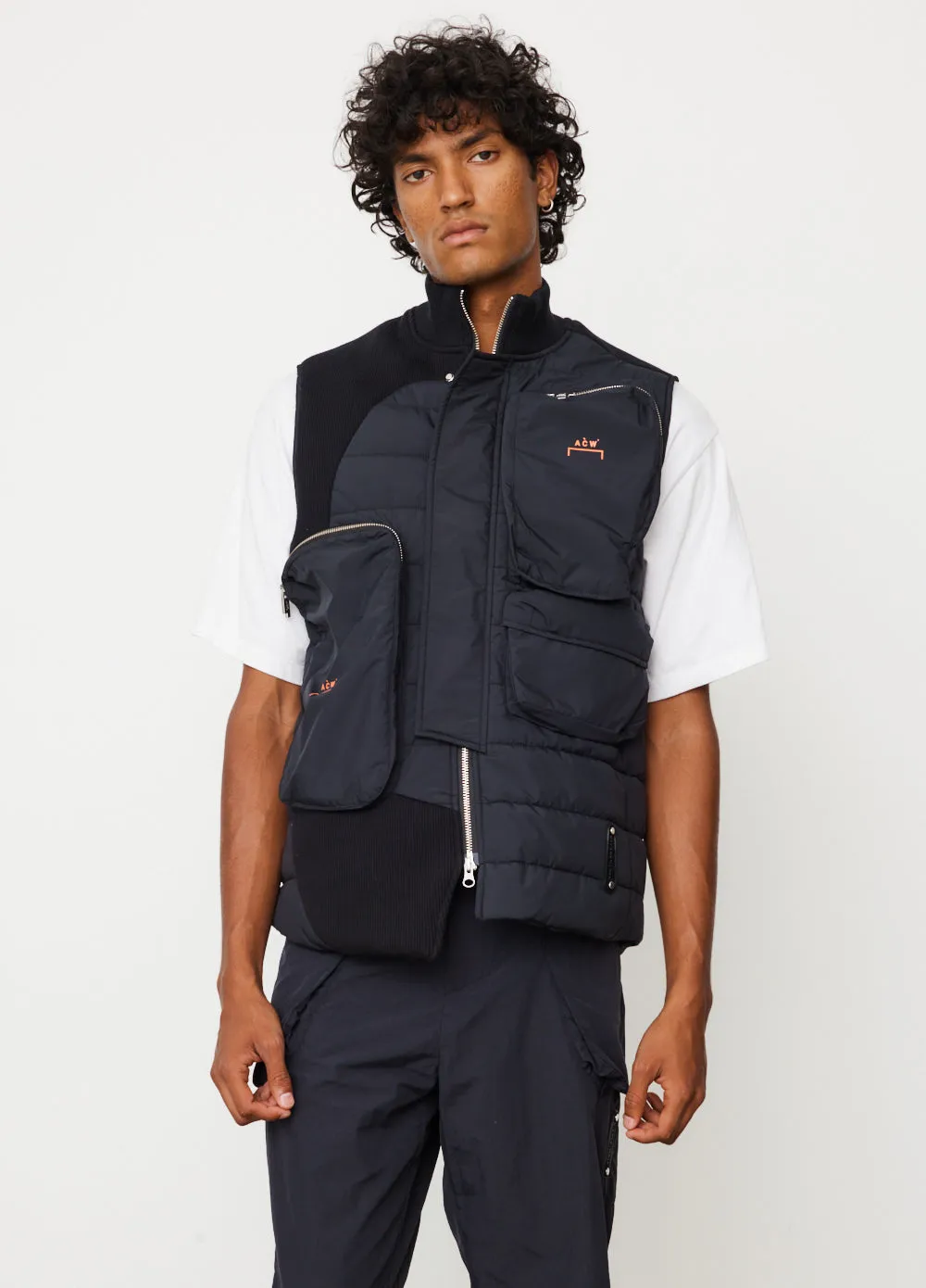 Asymmetric Padded Gilet