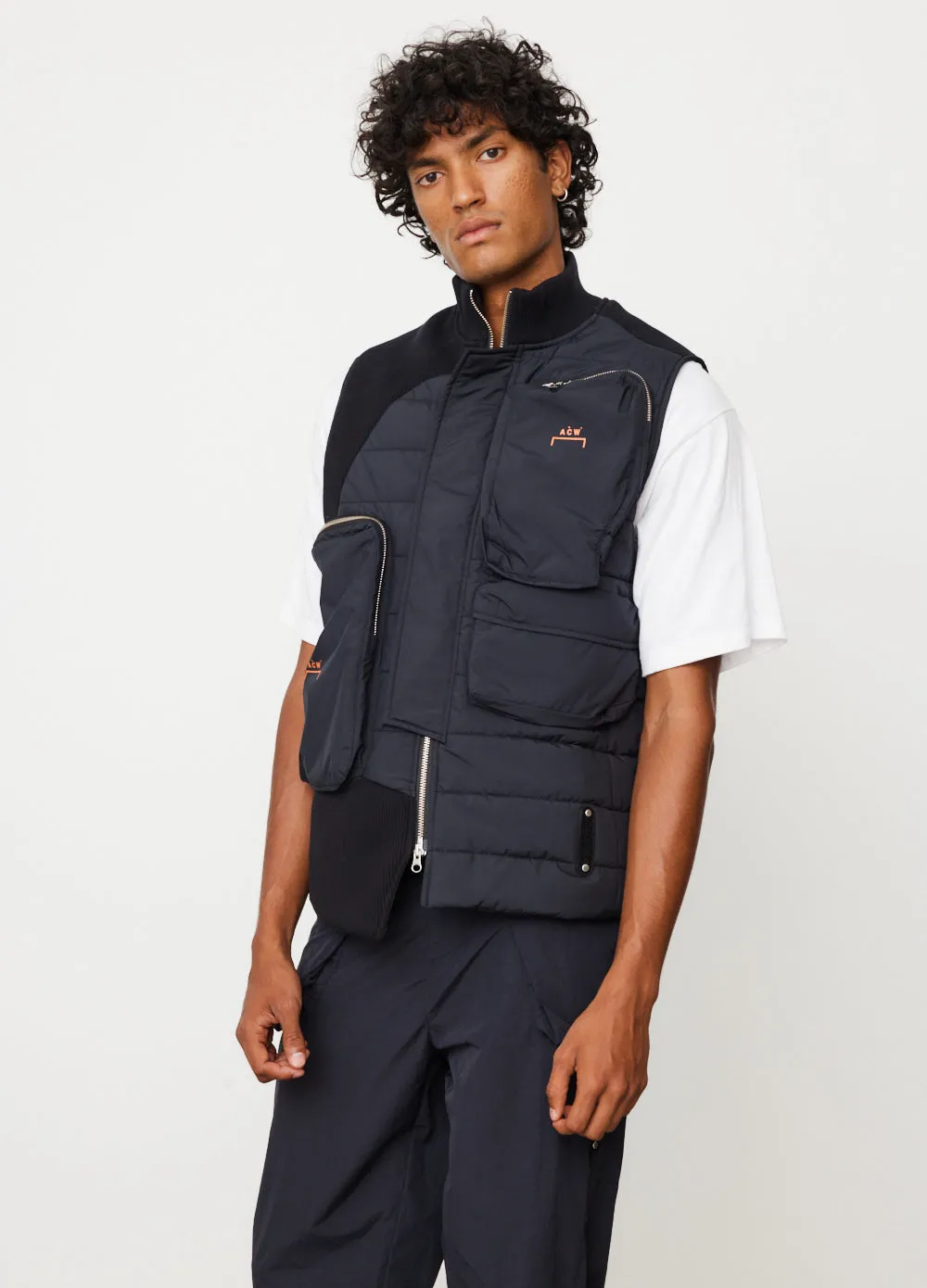 Asymmetric Padded Gilet