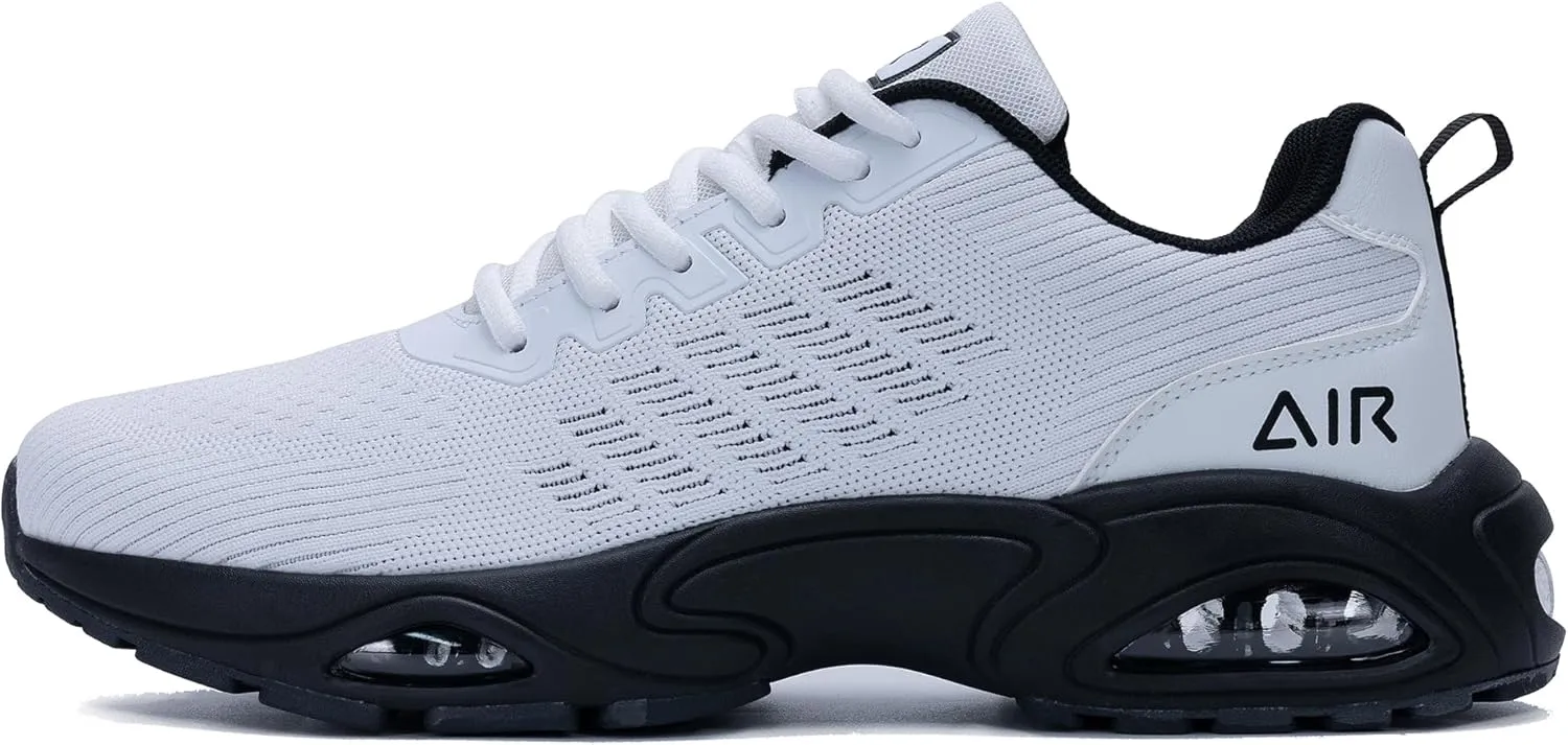 Autper Men's Air Athletic Running Shoes Lightweight Breathable Tennis Walking Sneakers for Gym Jogging Sports US 7-13