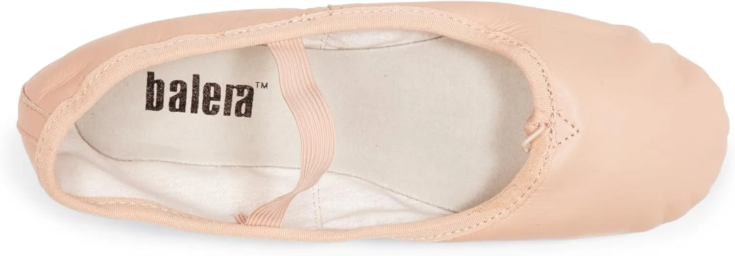 Balera Leather Full-Sole Ballet Shoe for Girls & Women Perfect for Dance