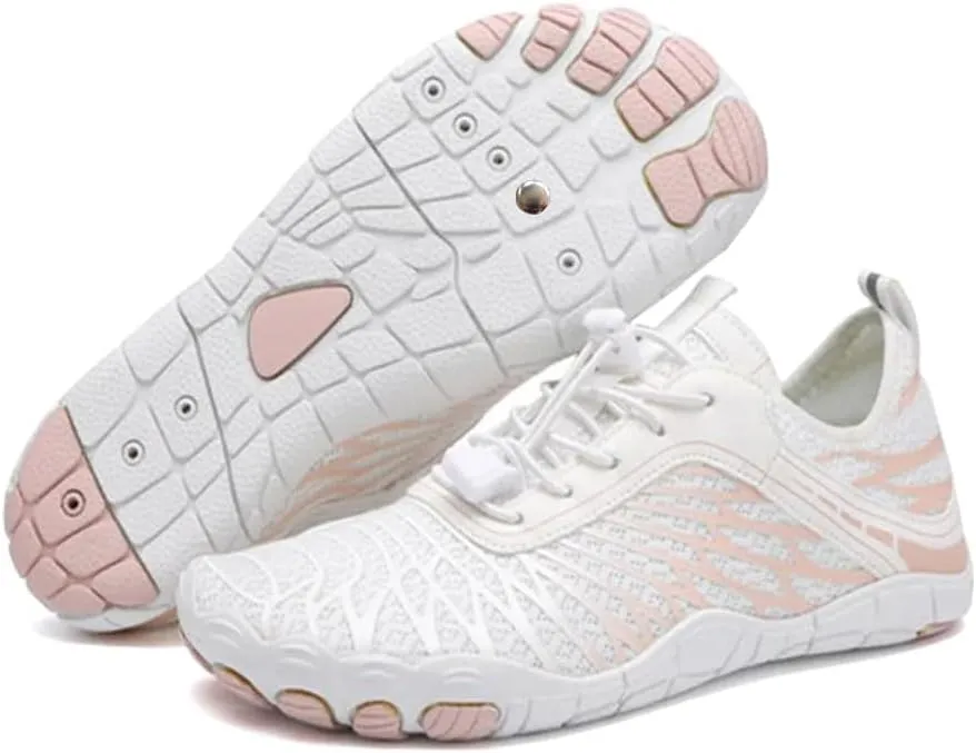 Barefoot Shoes Women Men, Hike Waterproof Trail Running Healthy & Non-Slip Outdoor Breathable Wide Shoes