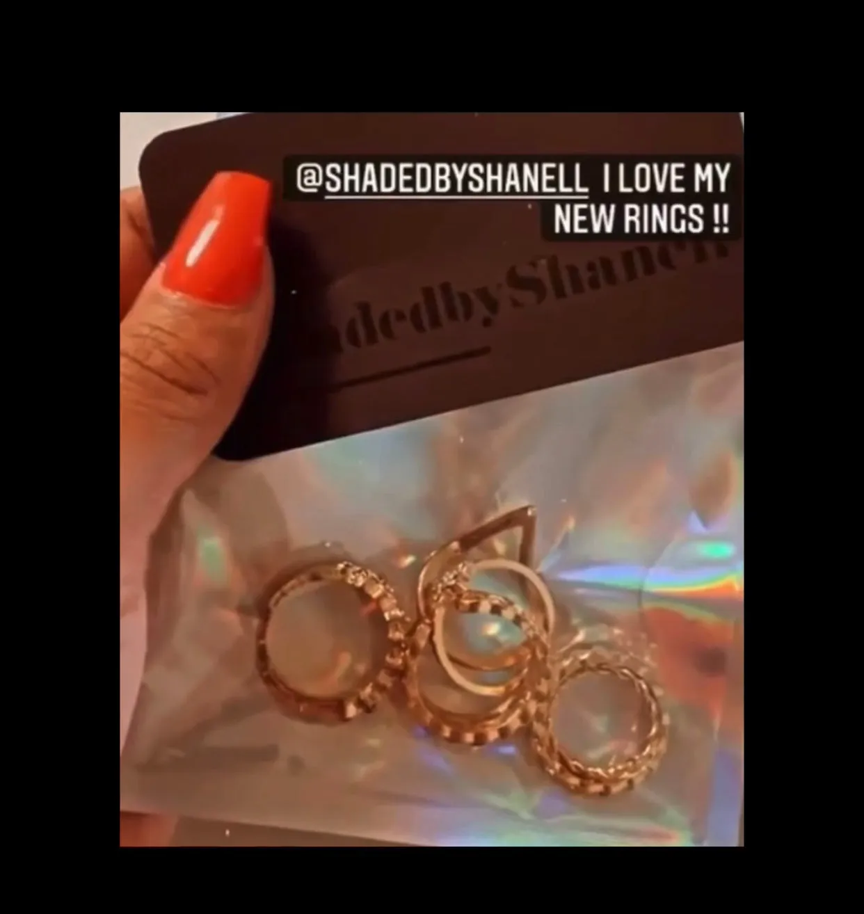 Been That Chick 6 Piece Midi Ring Set | Gold