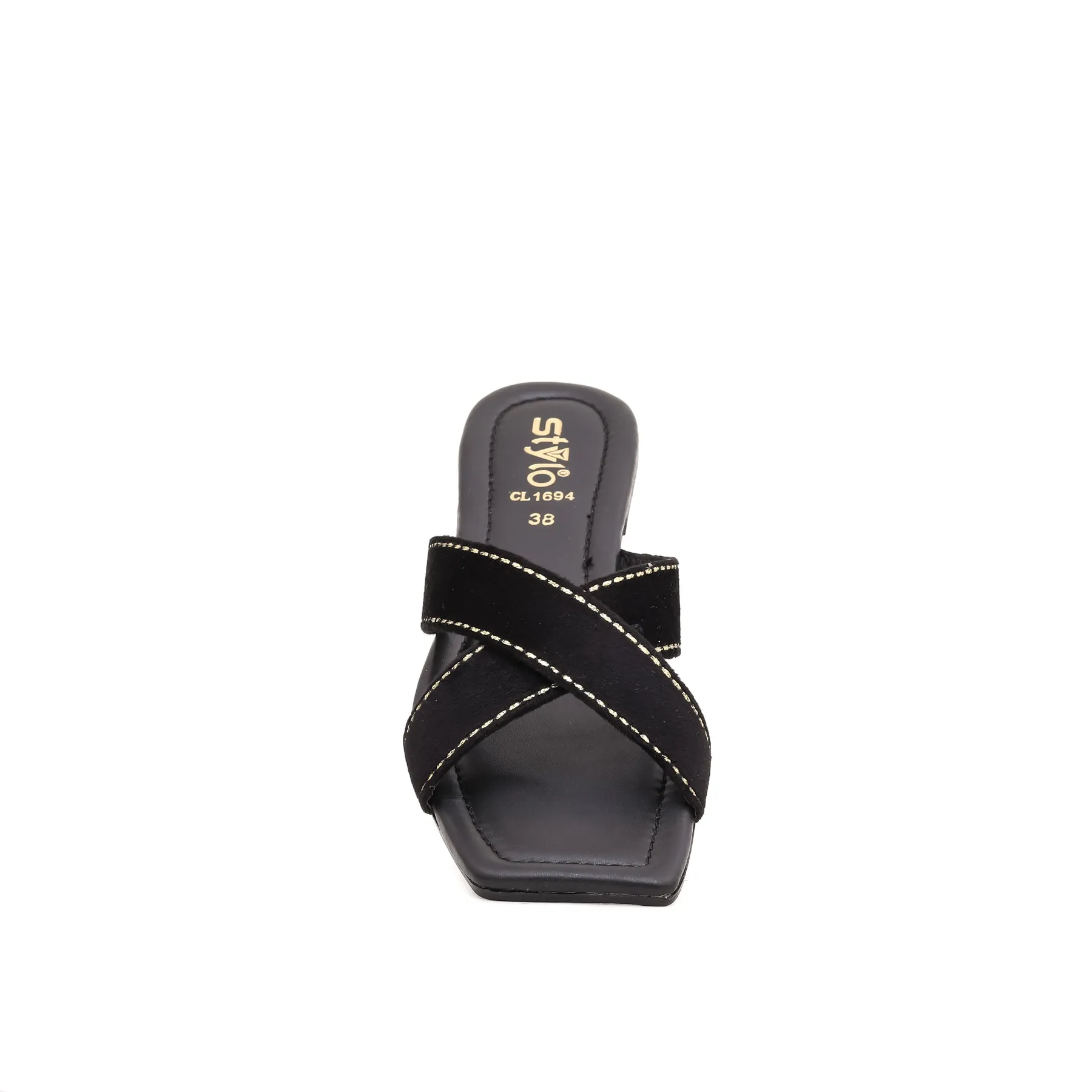 Black Casual Slipper CL1694