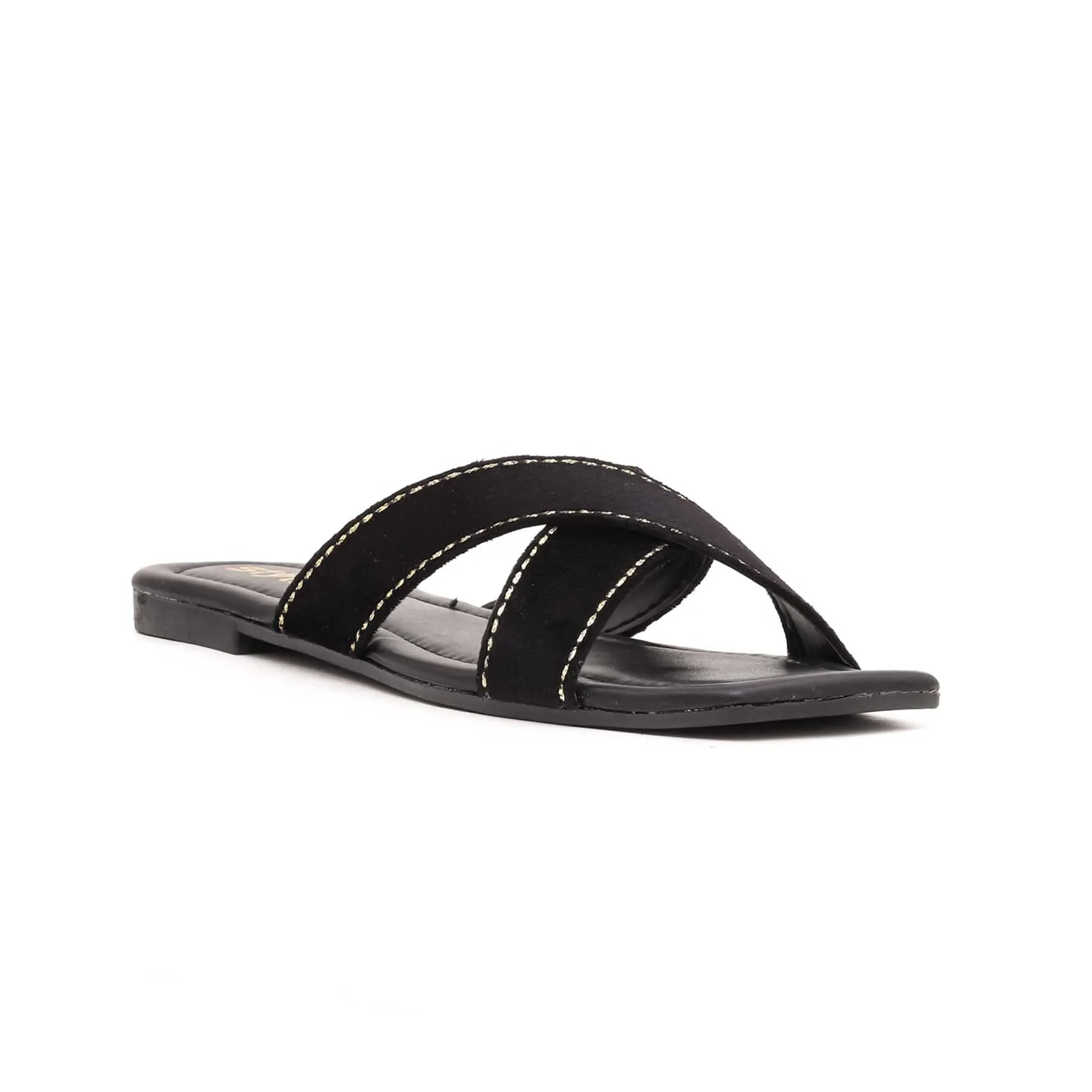 Black Casual Slipper CL1694