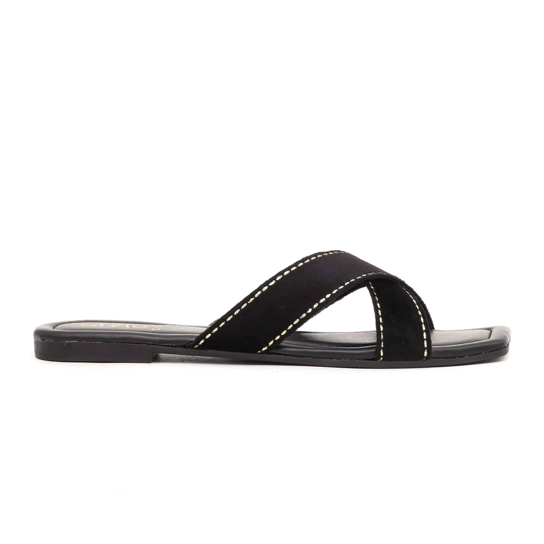 Black Casual Slipper CL1694