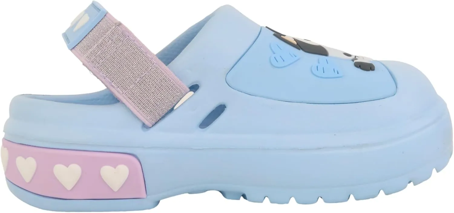 Bluey Boys & Girls Clogs Kids Slip On Beach Water Shoes with Adjustable Strap