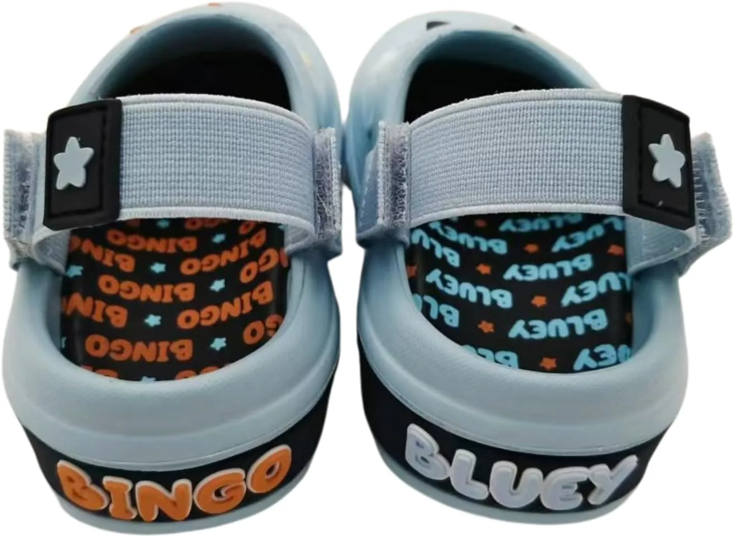 Bluey Boys & Girls Clogs Kids Slip On Beach Water Shoes with Adjustable Strap