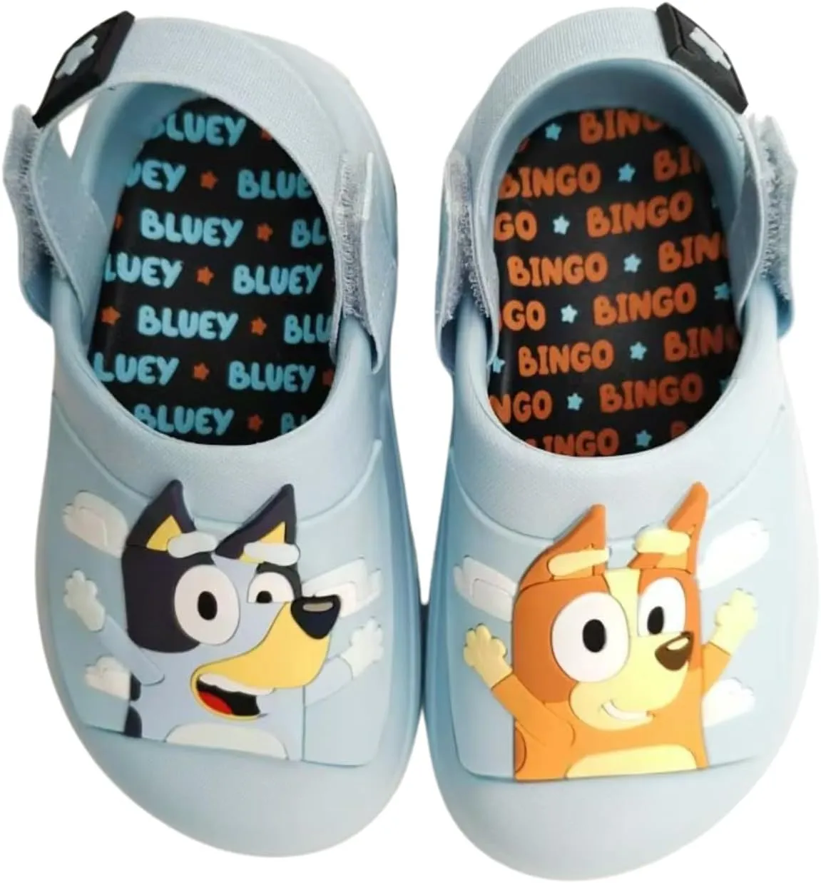Bluey Boys & Girls Clogs Kids Slip On Beach Water Shoes with Adjustable Strap