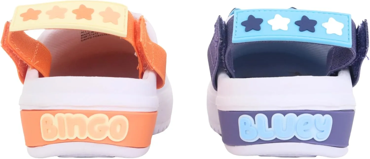 Bluey Boys & Girls Clogs Kids Slip On Beach Water Shoes with Adjustable Strap