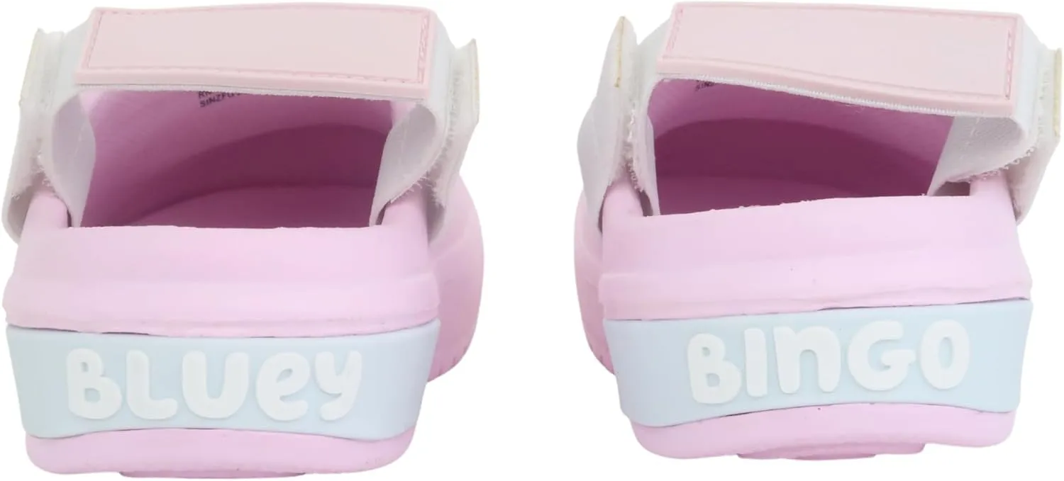 Bluey Boys & Girls Clogs Kids Slip On Beach Water Shoes with Adjustable Strap