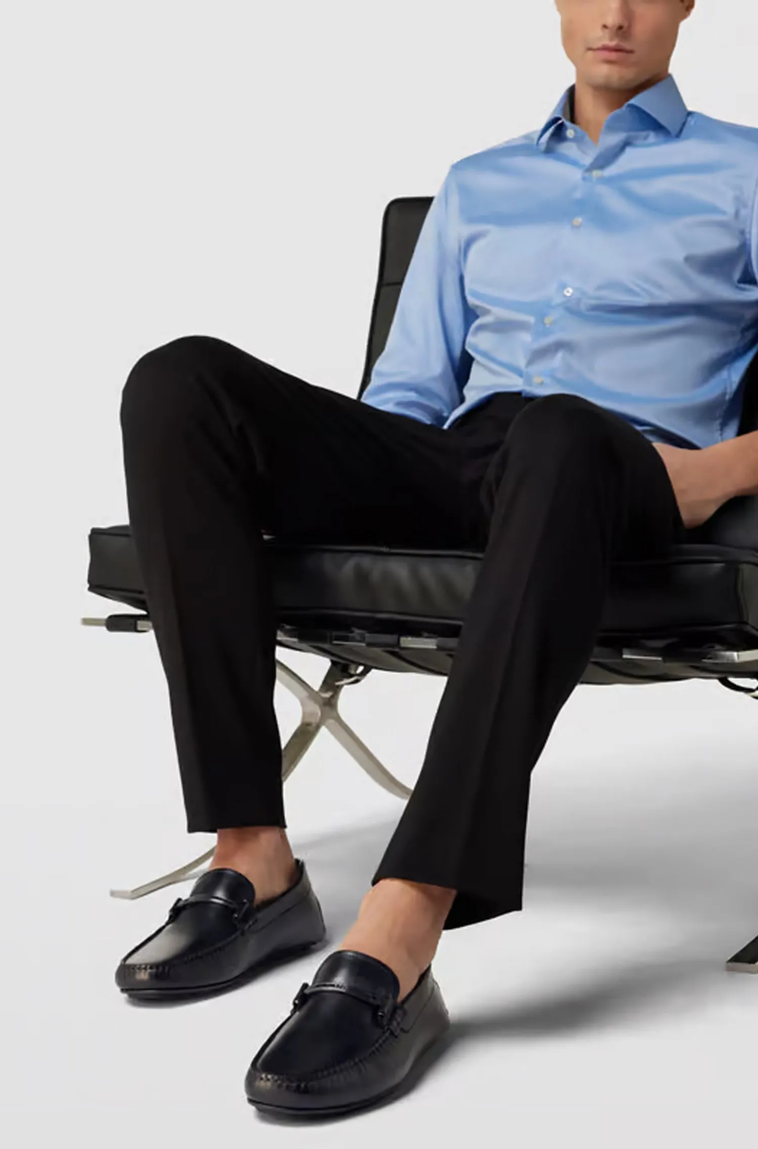 BOSS Noel Moccasins Shoes Black
