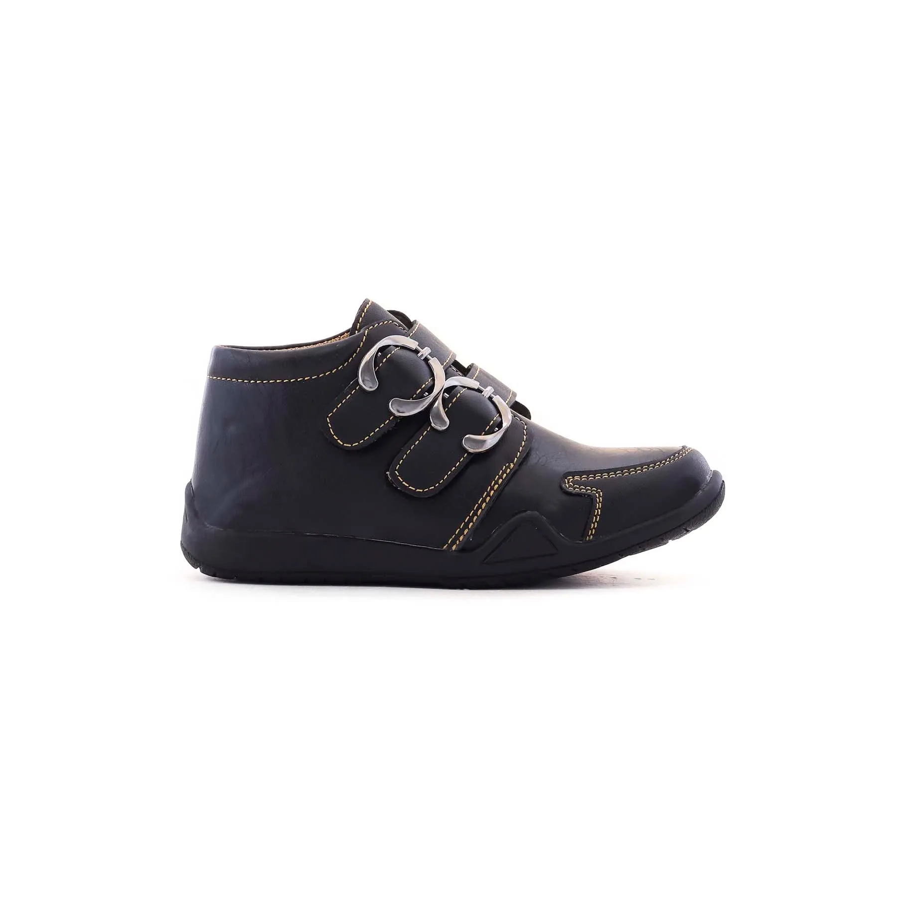 Boys Black Formal Long Shoes KD8038