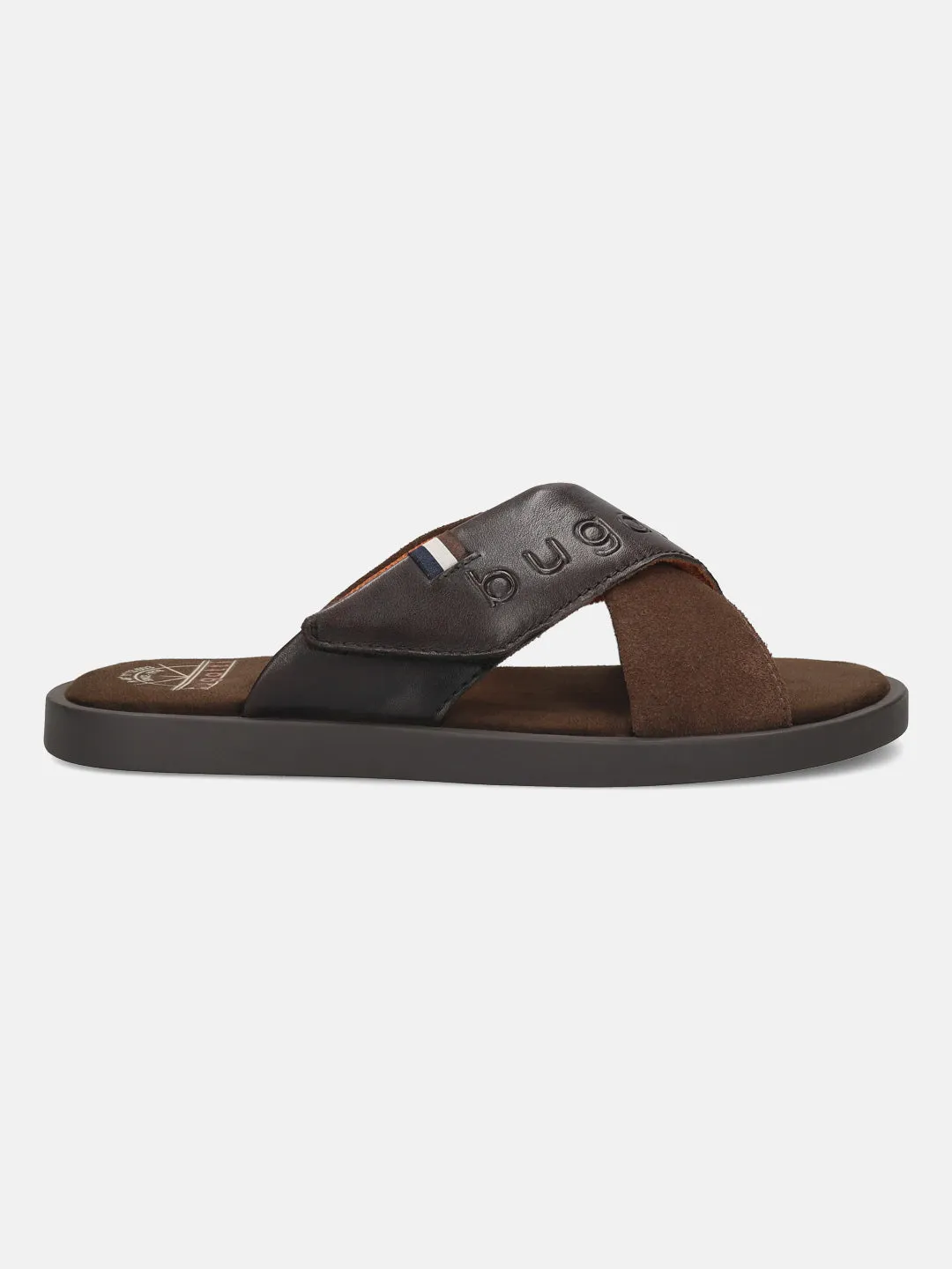 Bugatti Dark Brown Premium Leather Sandal