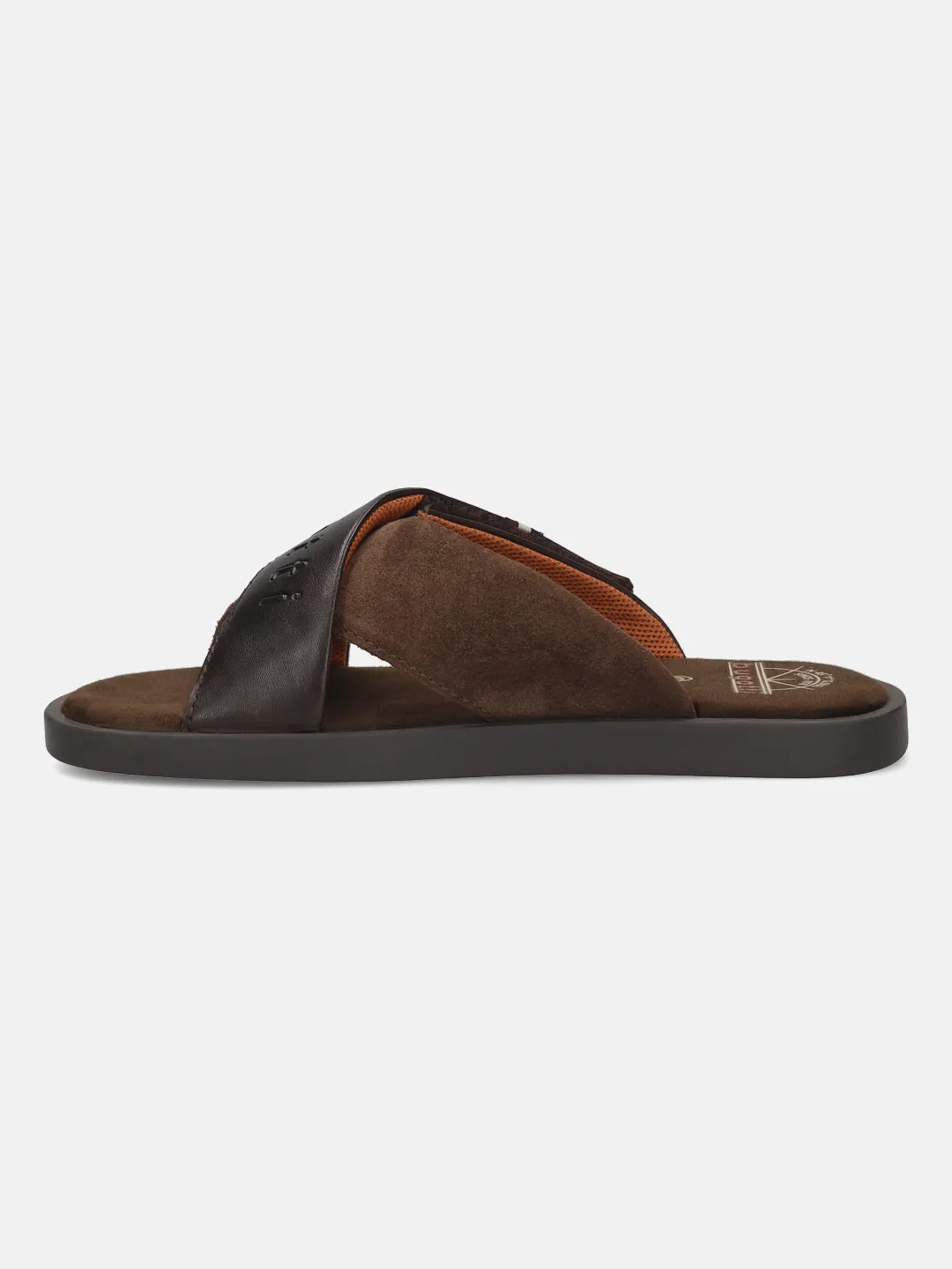 Bugatti Dark Brown Premium Leather Sandal