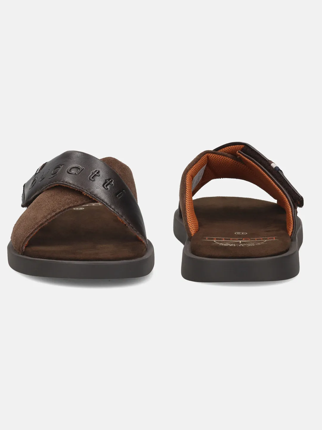 Bugatti Dark Brown Premium Leather Sandal