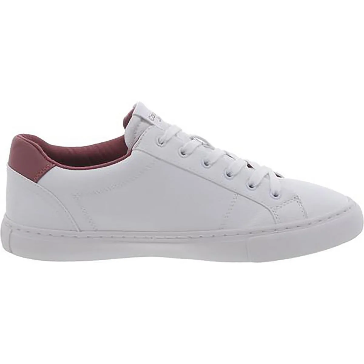 Calvin Klein Womens Celbi Faux Leather Lace-Up Casual And Fashion Sneakers