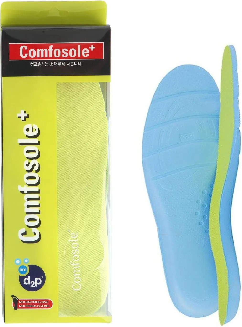 Comfortable, Durable Insole for Men and Women-Ideal for Active Sports Walking Running Training-Comfort Insoles for Athletic Shoe Cushion and Support (Sports, 245mm/Women 7.5/Men 6.5)