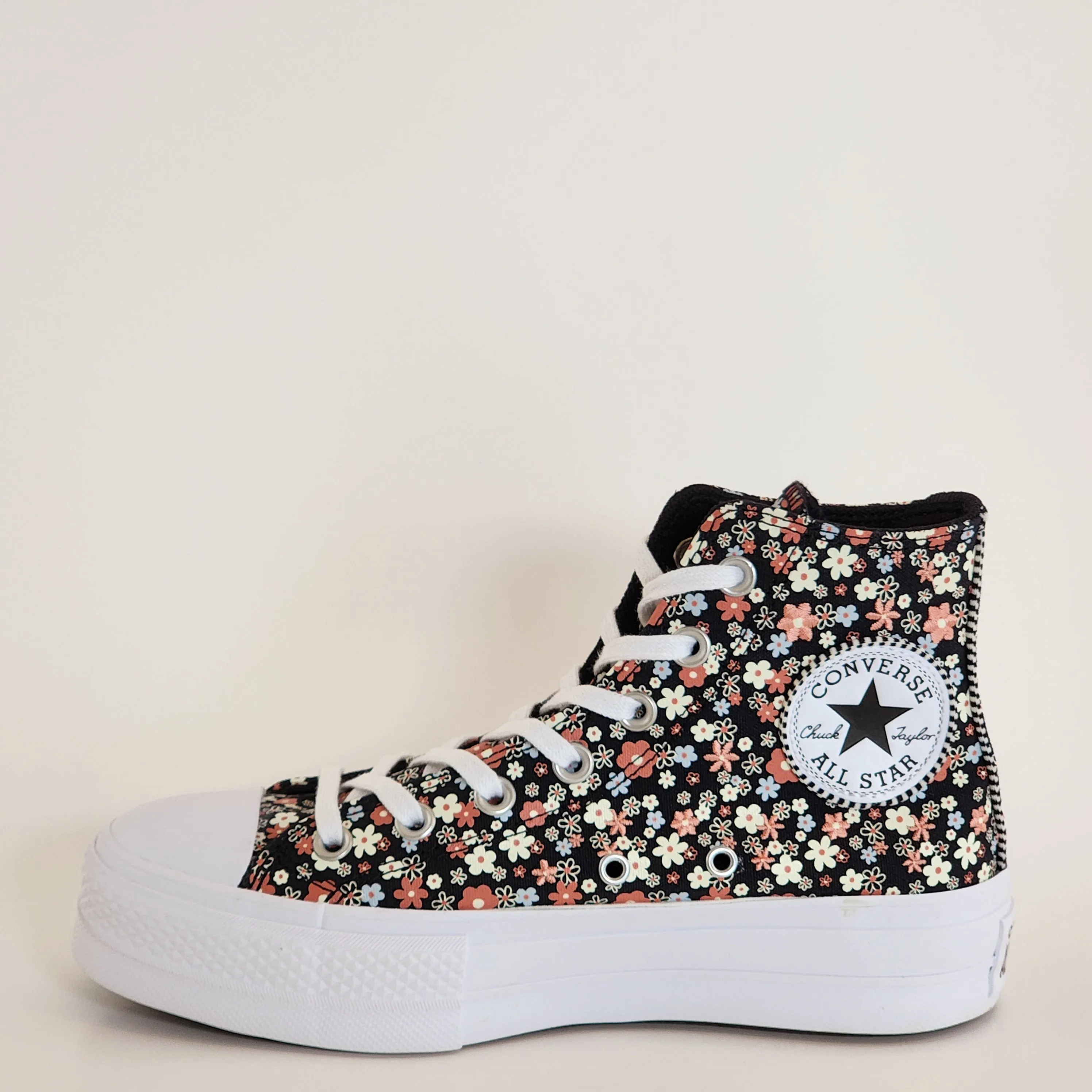 Converse CTAS Lift Hi Petite Petals Women's Platform Sneakers A14264C NWT