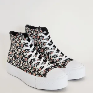Converse CTAS Lift Hi Petite Petals Women's Platform Sneakers A14264C NWT