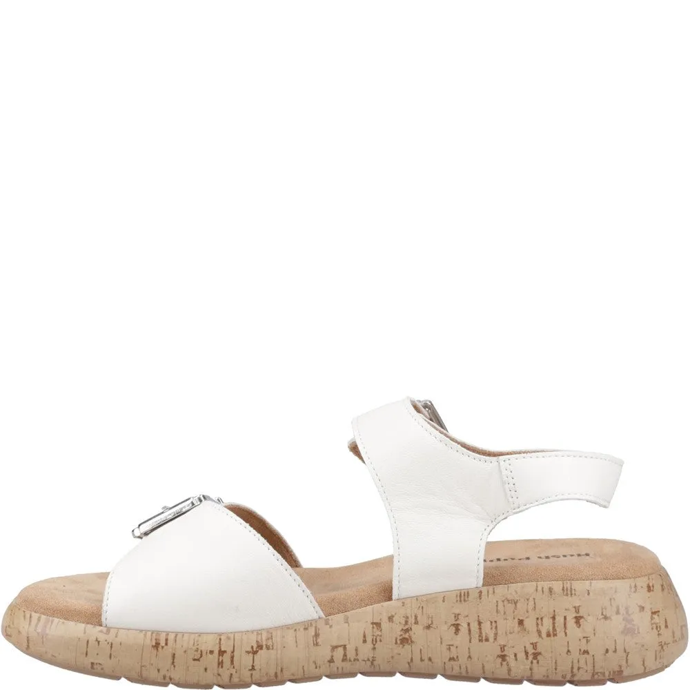 Cream Alison Buckle Sandals