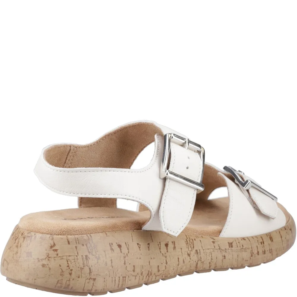 Cream Alison Buckle Sandals