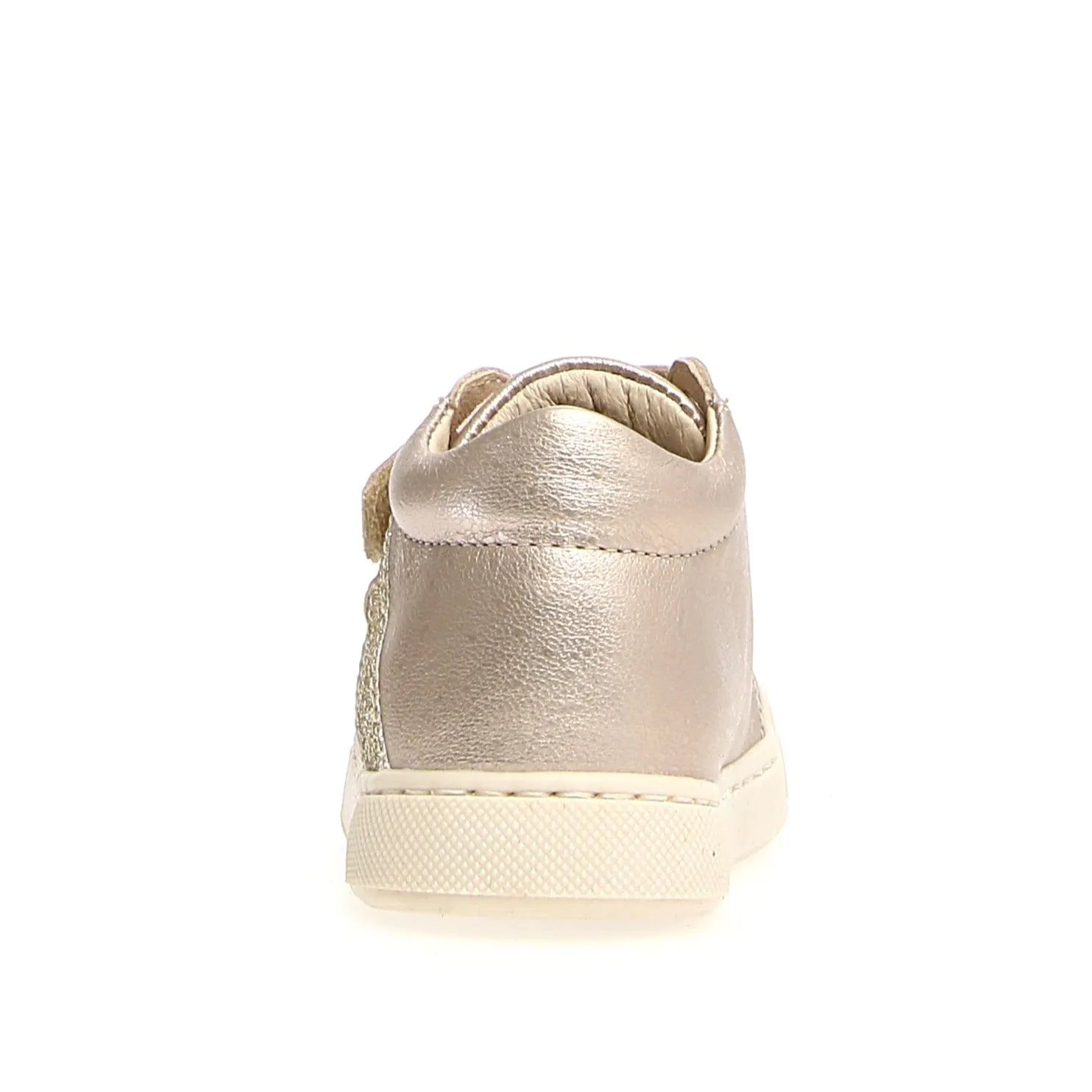 Falcotto Girl's Gazer VL Sneakers, Metallic Pebbled/Calf Cipria