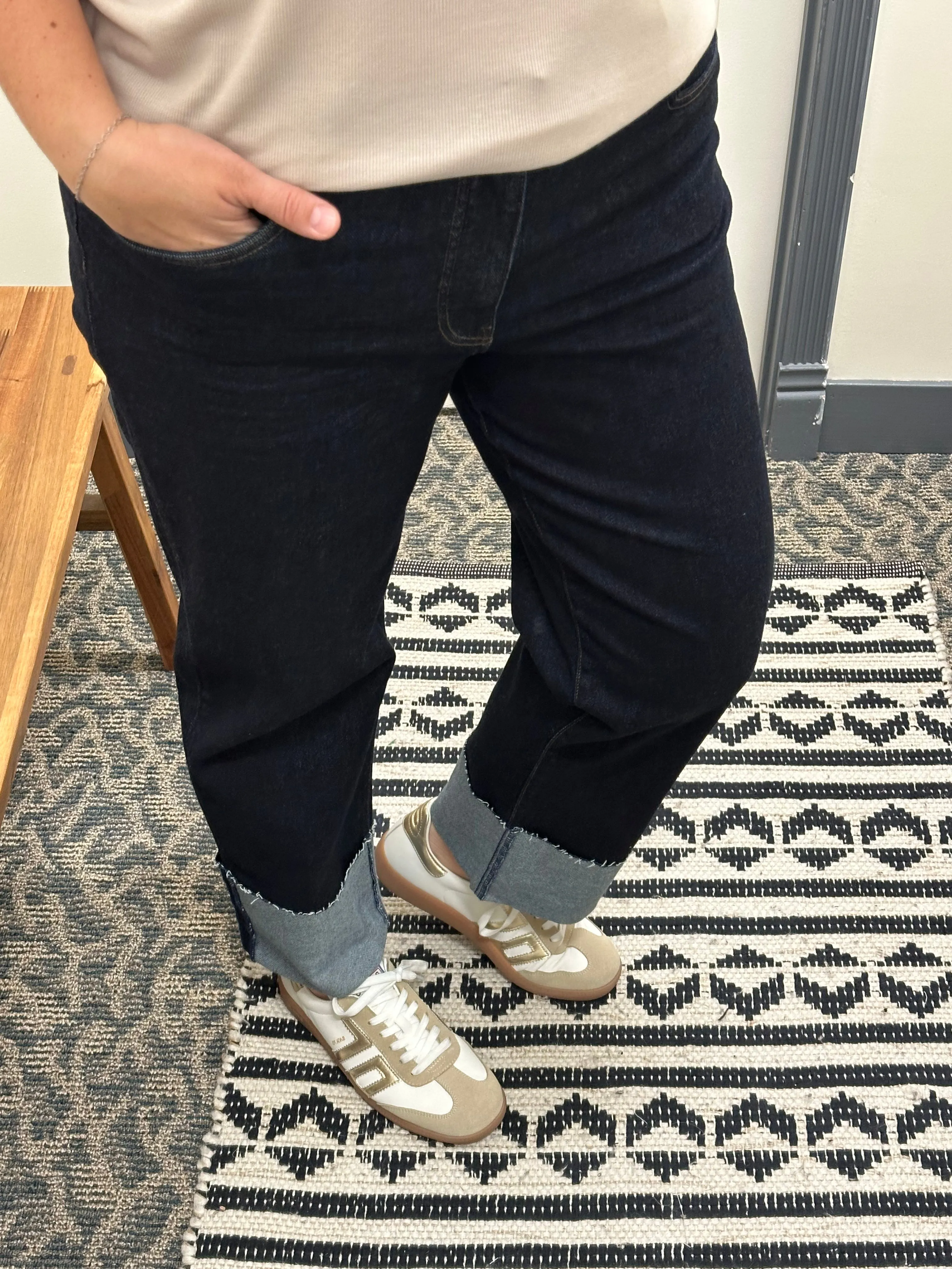 Fay Kindled Cuffed Straight Leg