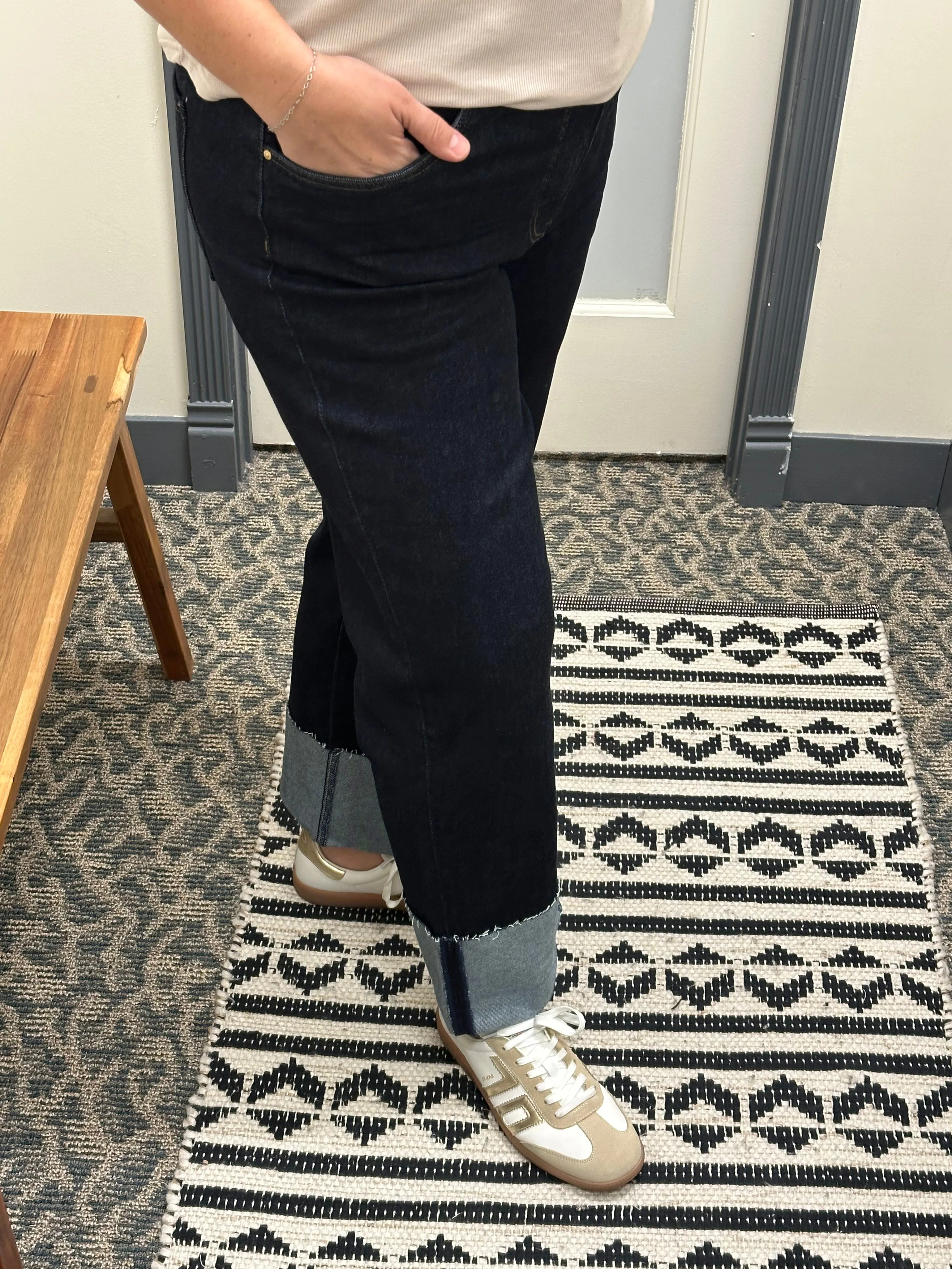 Fay Kindled Cuffed Straight Leg