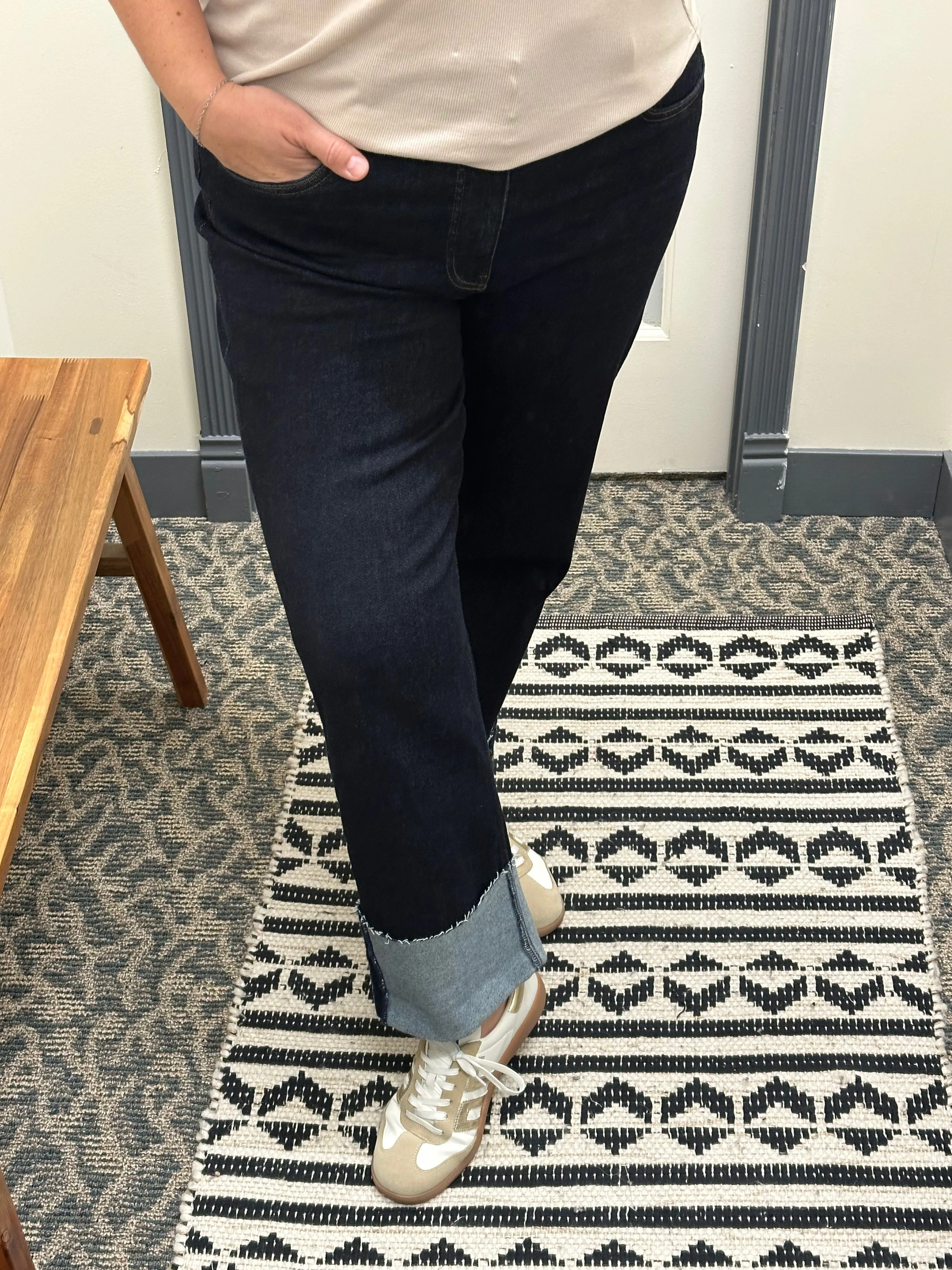 Fay Kindled Cuffed Straight Leg