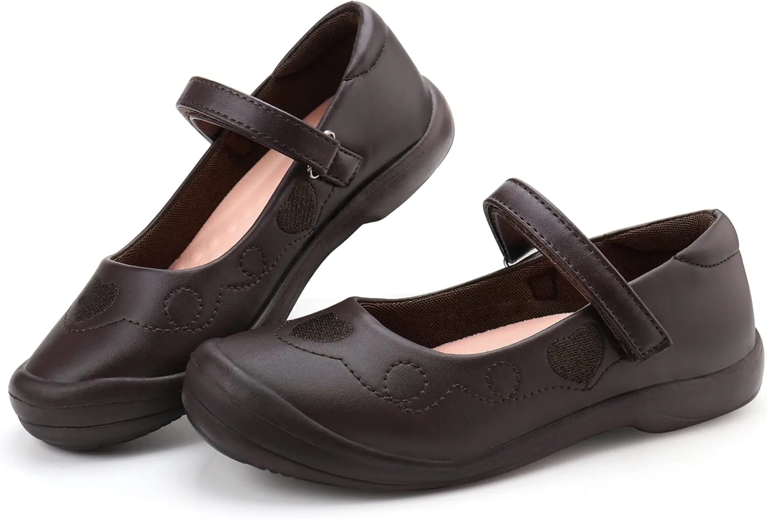 firelli Girl's Mary Jane School Uniform Shoes Comfortable Girls Dress Shoes