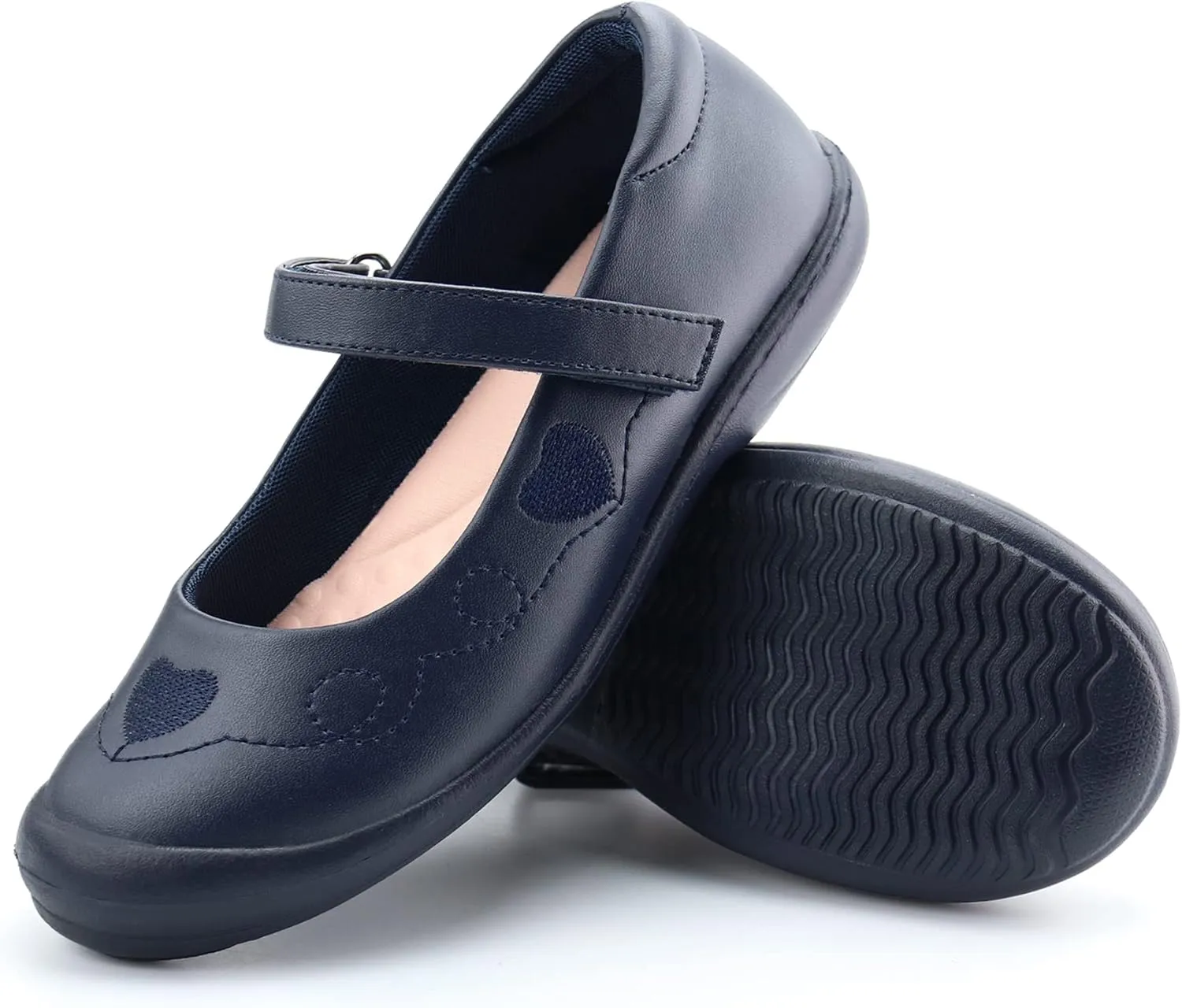 firelli Girl's Mary Jane School Uniform Shoes Comfortable Girls Dress Shoes
