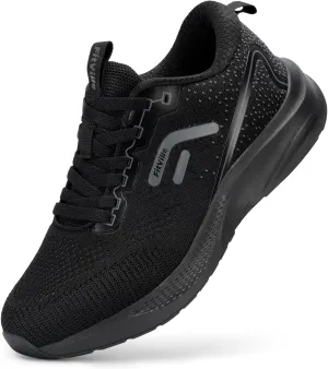 FitVille Wide Sneakers for Men Walking Shoes Wide Width Cushion Road Running Shoe Orthopedic Tennis Shoes Arch Support for Plantar Fasciitis Relief