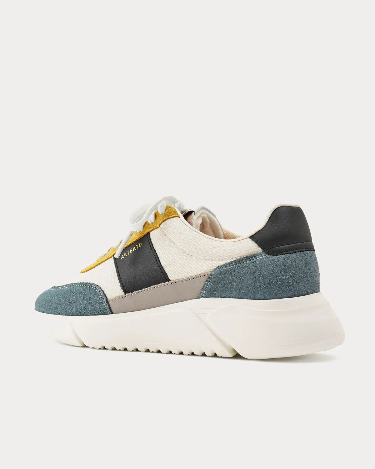 Genesis Vintage Runner Beige / Grey / Yellow Low Top Sneakers