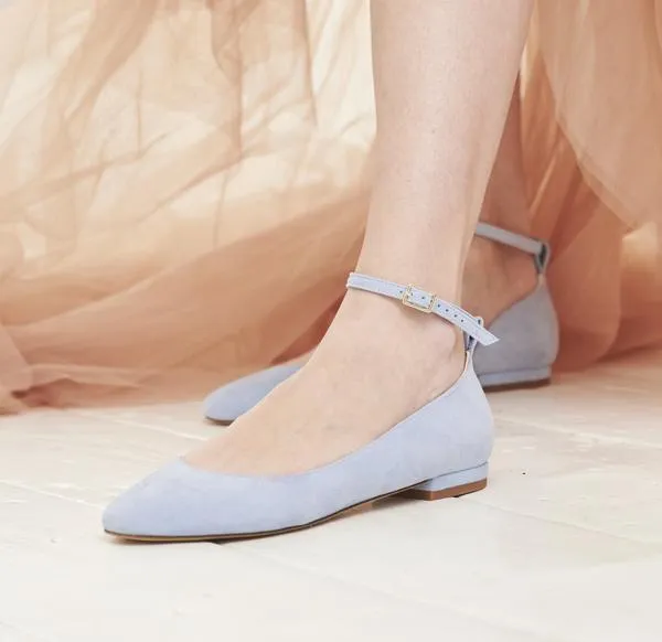 HETTY FLAT BLUE