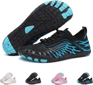 Hike Barefoot Shoes for Womens Mens, 2025 New Comfortable Healthy&Non-Slip Barefoot Vitality Shoes Women's Minimalist Athletic Footwear, Wide Toe Box Water Shoe for Women Men,Hiking Walking Daily Wear