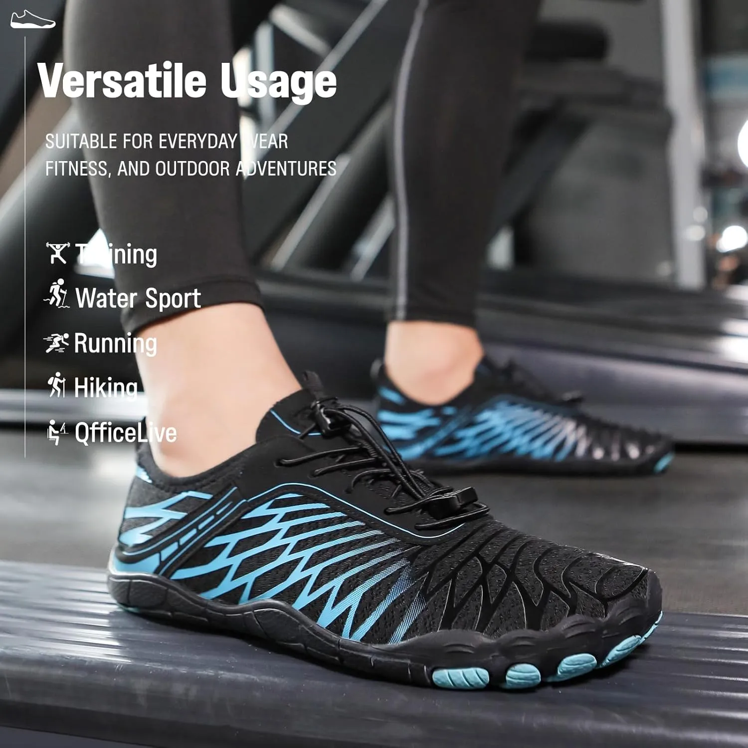 Hike Barefoot Shoes for Womens Mens, 2025 New Comfortable Healthy&Non-Slip Barefoot Vitality Shoes Women's Minimalist Athletic Footwear, Wide Toe Box Water Shoe for Women Men,Hiking Walking Daily Wear