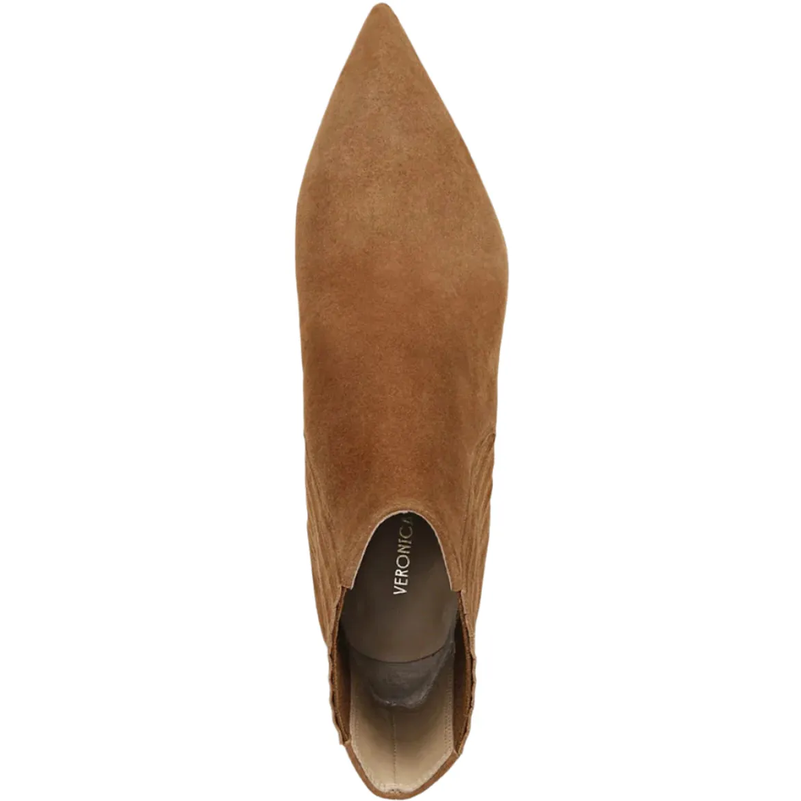 Lisa Suede Mid-Heel Bootie