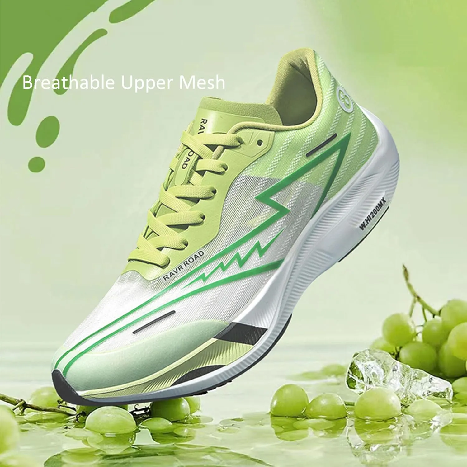 Man's Slip On Running Shoes Lightweight Carbon Plated Board Breathable Casual Non-Slip Sneakers for Gym Jogging Travel Work