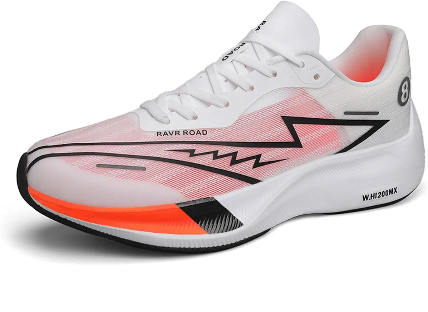 Man's Slip On Running Shoes Lightweight Carbon Plated Board Breathable Casual Non-Slip Sneakers for Gym Jogging Travel Work