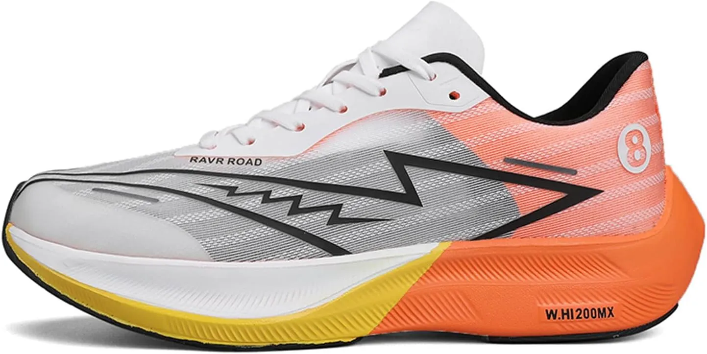 Man's Slip On Running Shoes Lightweight Carbon Plated Board Breathable Casual Non-Slip Sneakers for Gym Jogging Travel Work