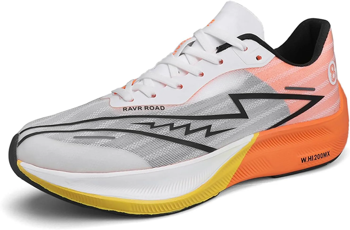 Man's Slip On Running Shoes Lightweight Carbon Plated Board Breathable Casual Non-Slip Sneakers for Gym Jogging Travel Work