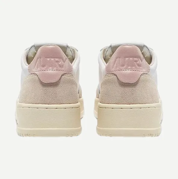 Medalist Low Wom - Leather/Suede White/Powder