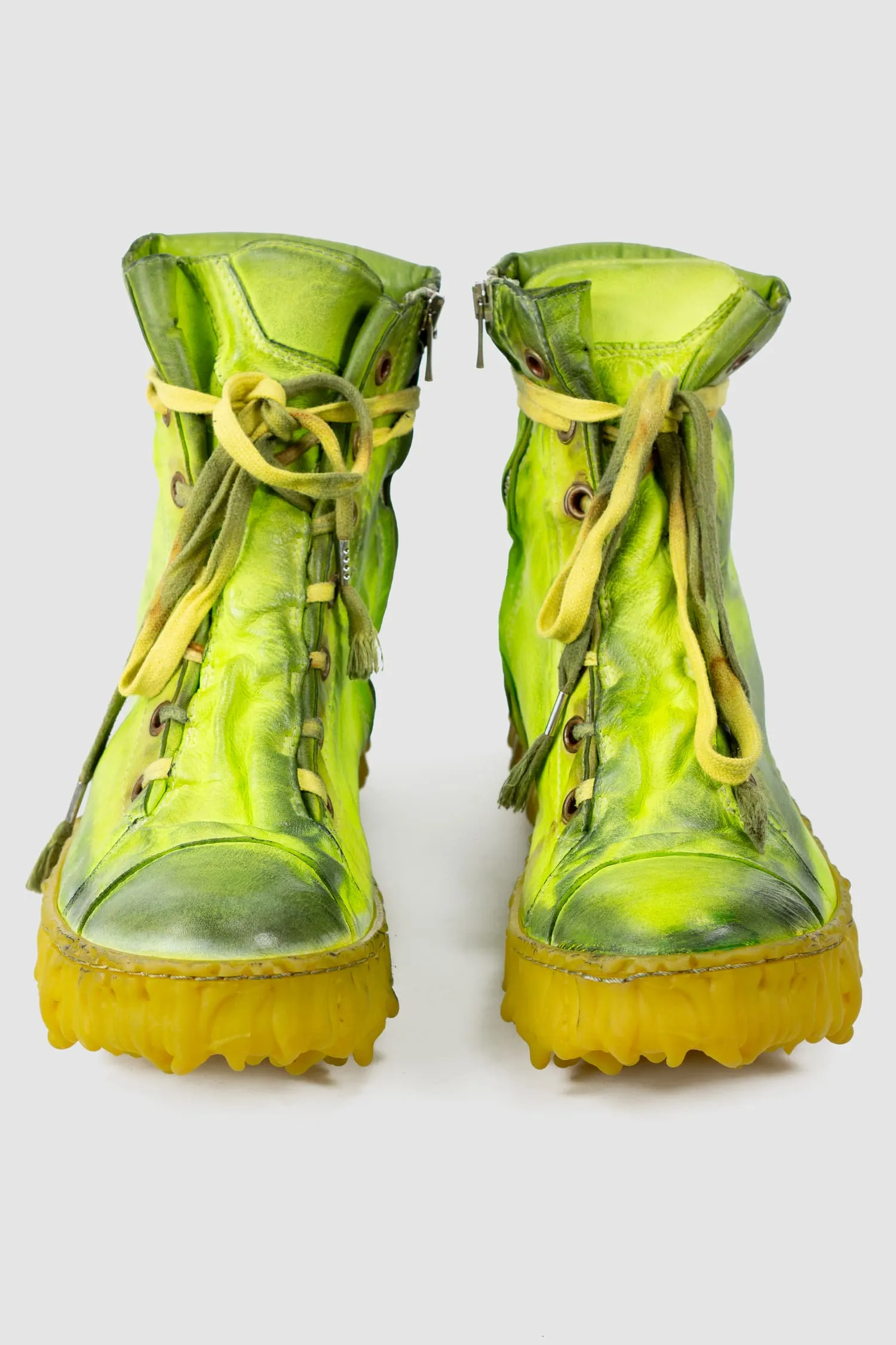 Melt Clash Mid Top Laced Sneakers - MELM1
