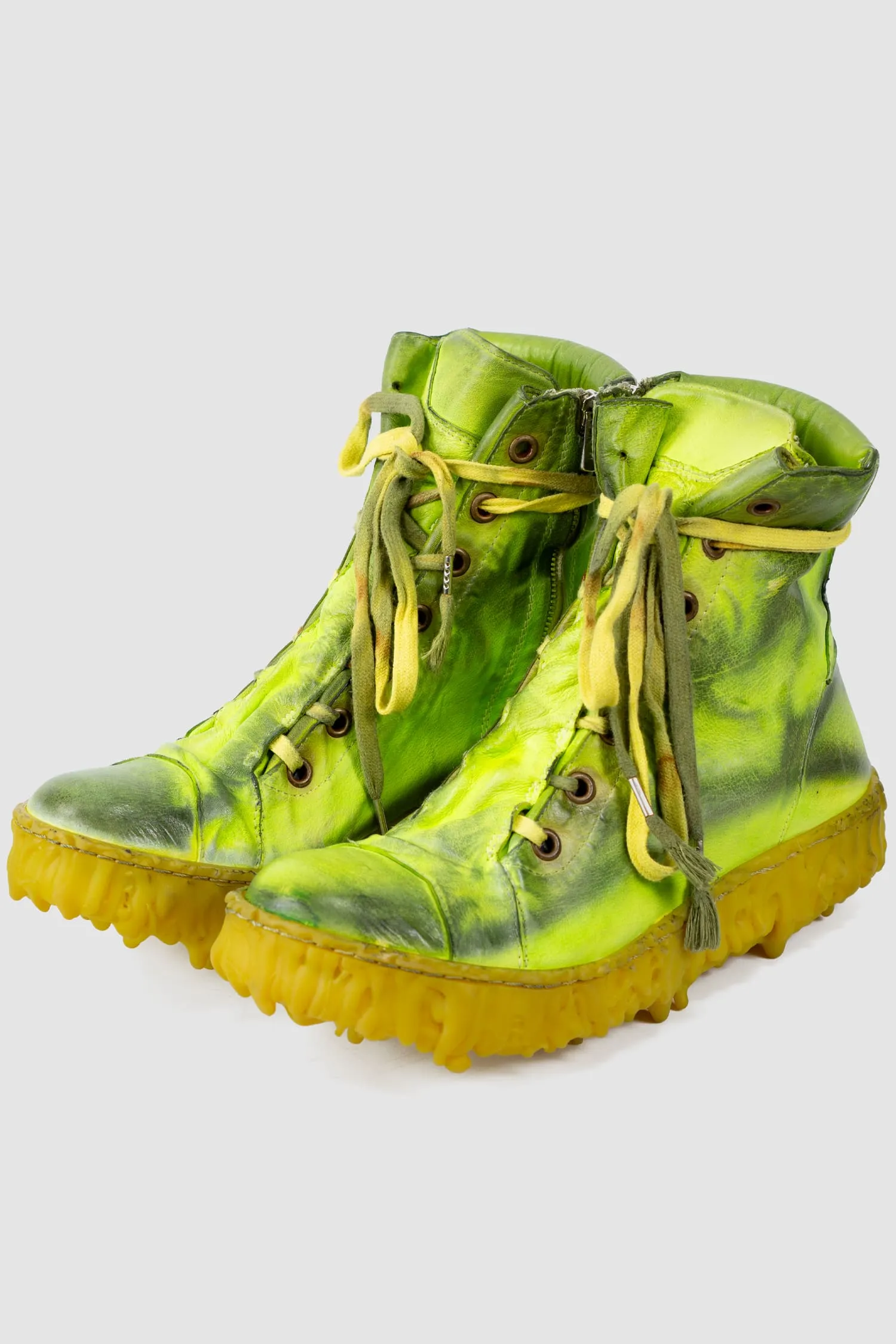 Melt Clash Mid Top Laced Sneakers - MELM1