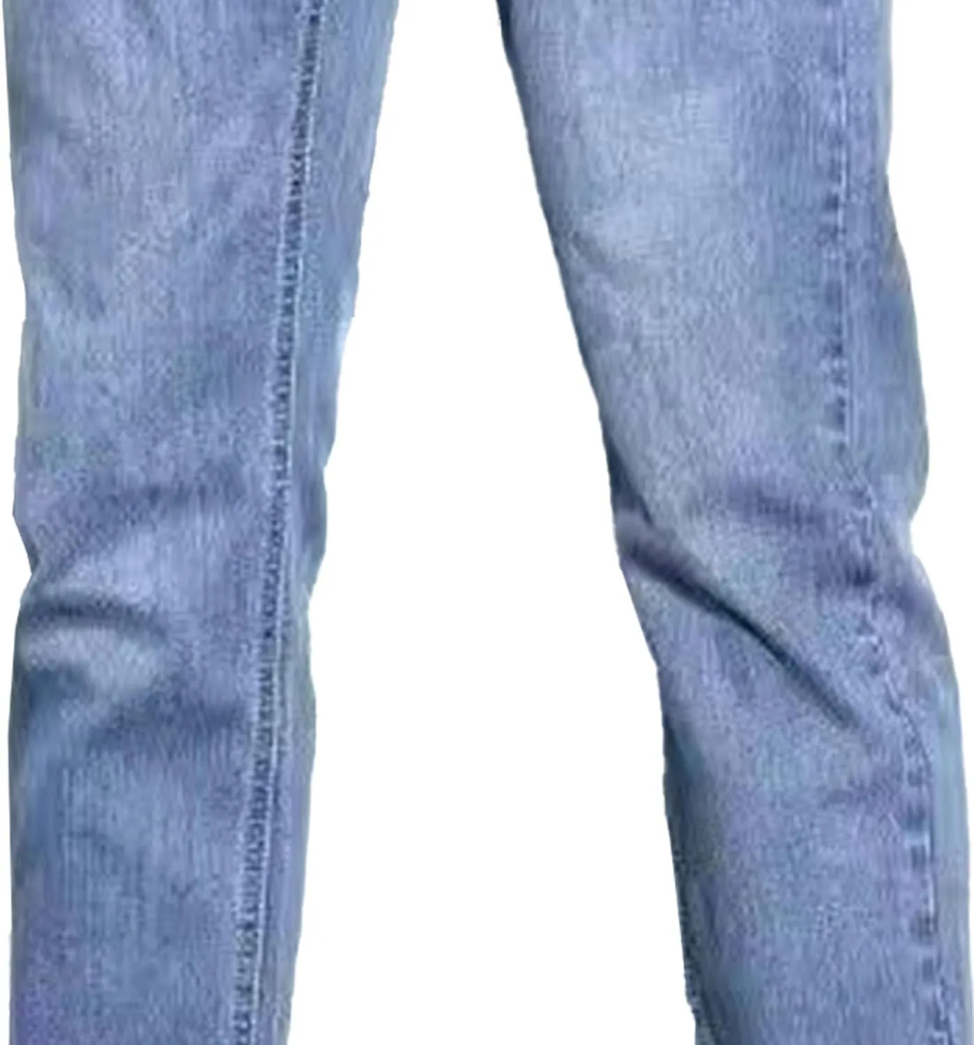 Men's Casual Comfort Basic Jeans Straight Leg Stretch Solid Denim Pants Slim Fit Classic Jeans Trouser