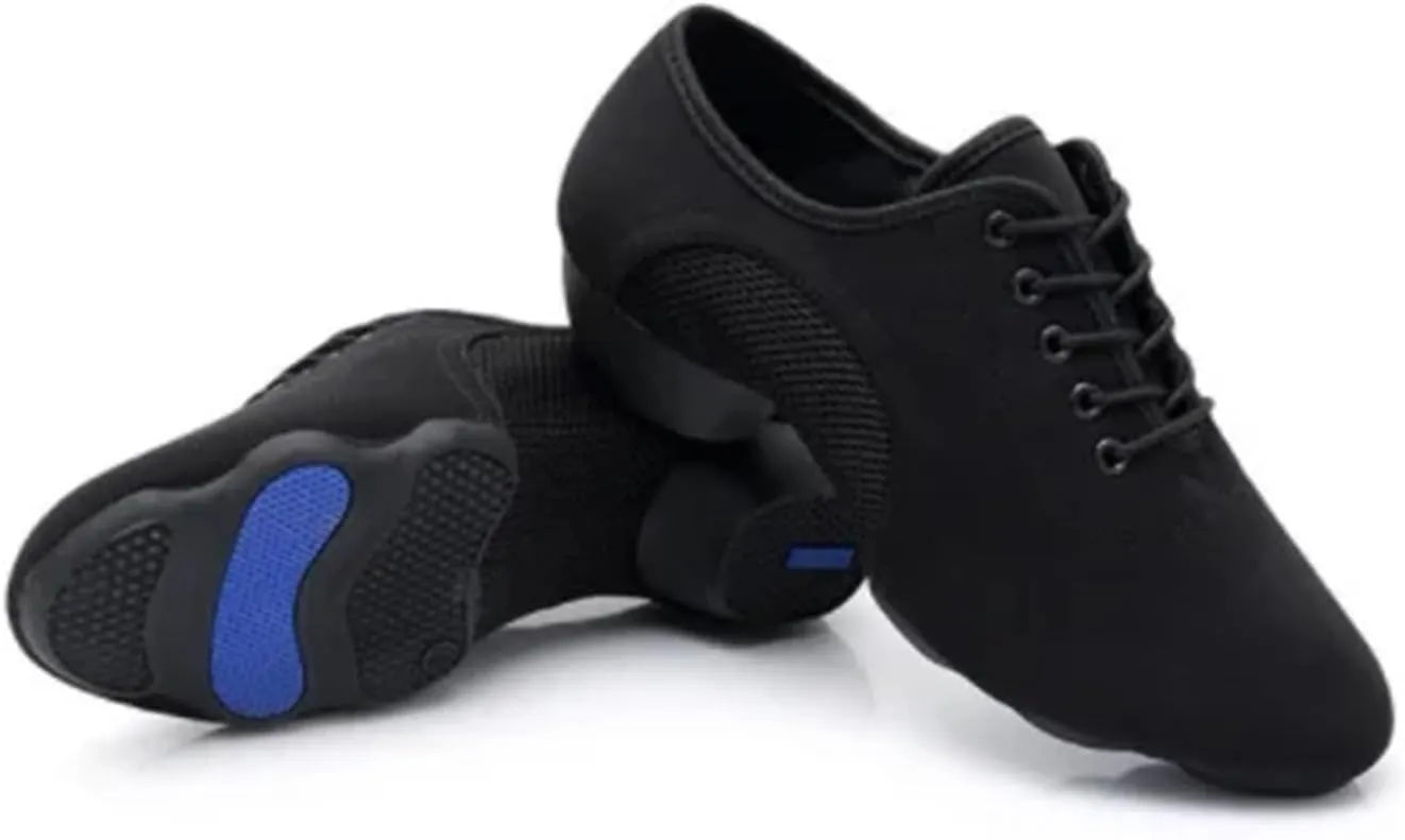 Men's Latin Dance Shoes 1pair/Set Men Women Standard Ballroom Tango Latin Dance Shoes Canvas Jazz Dancing Soft Indoor Shoes
