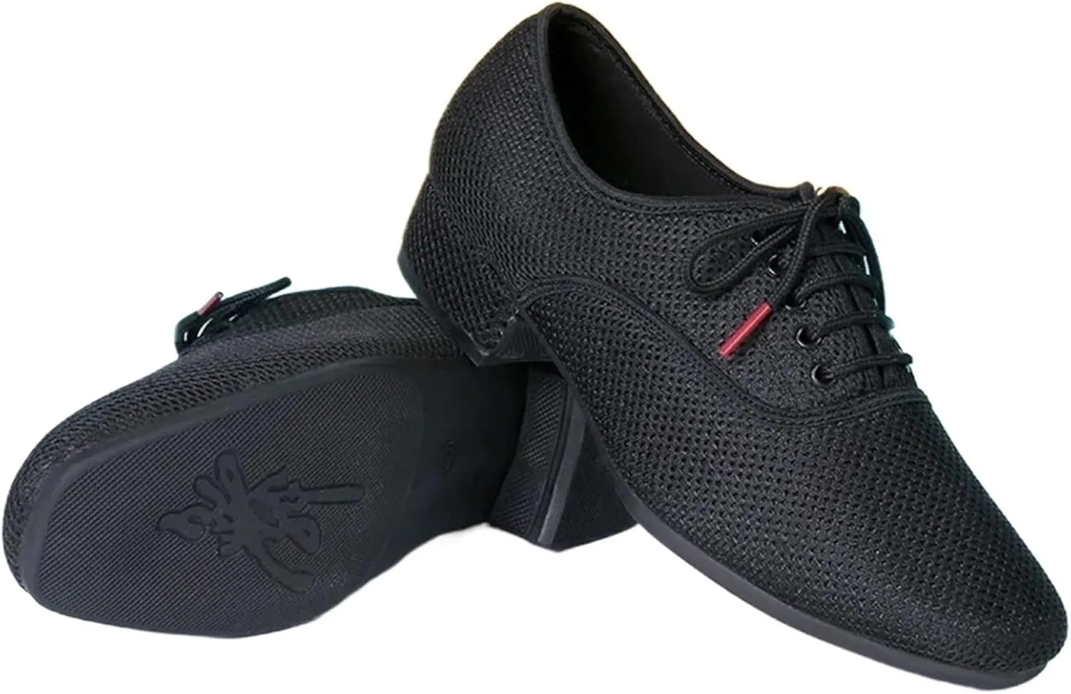 Men's Latin Dance Shoes Male Latin Dance Shoes Men Salsa Jazz Dancing Boys Ballroom Modern Tango Shoes Black Mesh Soft Sole