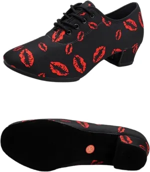 Men's Latin Dance Shoes Soft Sole Unisex Dance Shoes For Men Women Girls Ballroom Dancing Modern Tango Jazz Performance Practise Salsa Shoes
